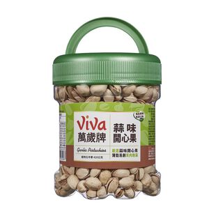 【限量】萬歲牌蒜味開心果420g(無提袋)