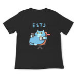 JZ TEE MBTI貓咪 ESTJ-總經理 印花短袖, , large