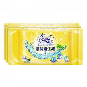 春風濕拭衛生紙40PCx3