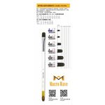 普思AP 馬可威水晶桿尼龍筆(半圓)(AR6908), , large