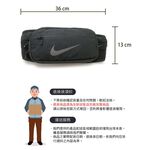 NIKE RUN 腰包 隨身包 休閒 逛街 慢跑 戶外運動 簡約 反光 拉鍊內袋 彈性 減緩晃動 耐用 透氣 舒適 黑, , large