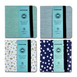 普思AP 【遵爵】全棉水彩手帳本120x120mm(細紋)小碎花Z4921562C, , large