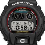 CASIO 卡西歐 G-SHOCK 經典配色電子錶 學生錶 手錶-黑 DW-6900RL-1, , large