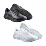 DIADORA迪亞多那 義大利進口 輕量運動慢跑鞋 女運動鞋 女鞋 EASY RUN 時尚 素色 耐磨 防滑 黑 白, , large