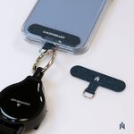 [LOGINHEART]手機夾片三色．固定片．掛繩片．經典黑．午夜藍．天青藍 Strap Adapter, , large
