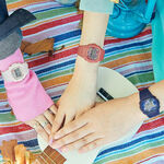 CASIO 卡西歐 BABY-G 花朵方形女錶電子錶 BGD-565RP-2, , large