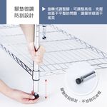 KIWISH 46x40x180H Black 5-Tier Wire Shelving Unit | Heavy Duty Metal Storage Rack | Made in Taiwan, Free Shipping, , large