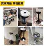 【臺灣製造】消光黑立式煙灰缸 工業風菸灰缸 金屬烤漆菸灰桶 霧黑烤漆熄菸桶 煙灰桶 吸菸區 餐廳菸盒 熄菸桶沙盤煙灰盤, , large