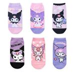 (多款)三麗鷗 酷洛米短襪(6雙組)【旺達棉品】KU-A502~6 (組合包), , large