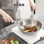 【上手家居】304不鏽鋼炒鍋(炒鍋/不鏽鋼鍋/白鐵炒鍋/中華炒鍋), , large
