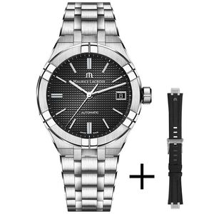 Maurice Lacroix 艾美錶 AIKON 200米日期機械錶 附贈橡膠錶帶AI6007-SS00F-330-A