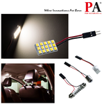 [PA LED] Festoon T10 BA9S 15SMD 2835 LED  Panel Interior Light Reading Light Trunk Light White , , large