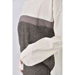(XL) 【德馨私服】w ida韓牌質感棉質拼接杏色洋裝二手衣, , large