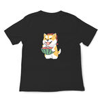 JZ TEE 柴犬-吃西瓜 印花短袖T恤, , large
