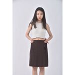 (L) o girl質感棕色短裙二手衣, , large
