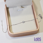 [ides愛蒂思] 生日禮 日系輕珠寶OL系列設計款天然鑽石15分E/VS1八心八箭EX車工14K金鑽石手鍊/包鑲2選1 (款式材質請於訂單備註), , large