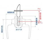 水平鎖 加安牌 LD6X907黑色 LD6X207磨砂銀 水平把手 水平手把 自動解閂 把手 房間 浴室, , large