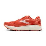 Brooks Ghost 16 女 慢跑鞋 運動鞋 休閒 輕量 支撐 避震 緩衝 橘紅 [1204071B679], , large