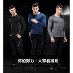 [杜戛地DZRZVD] 72015彈力長袖吸排衫【黑色】緊身衣 長袖T恤, , large