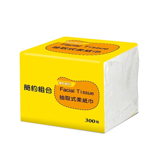 [巧移濕]簡約組合面紙 300抽X80包