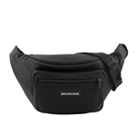 BALENCIAGA Explorer Logo尼龍腰包/胸口包/黑色, , large