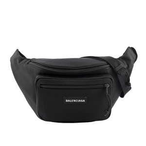 BALENCIAGA Explorer Logo尼龍腰包/胸口包/黑色