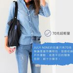[美國 JULY NINE] 18"吋 壽司包 可收納式托特包 肩背/尼龍提把(灰/灰), , large
