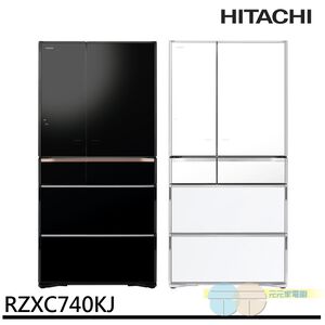 HITACHI 日立 APP智能遠端遙控 六門琉璃變頻冰箱 日本製 RZXC740KJ
