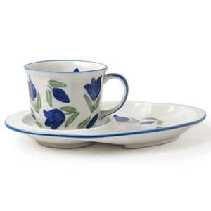 [豐名日本餐具] 咖啡杯組 藍花 / C00CS1-134