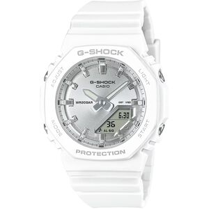 CASIO 卡西歐 G-SHOCK 海波粼粼 蒸鍍光澤雙顯手錶 GMA-P2100VA-7A