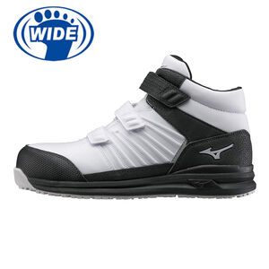 MIZUNO PRIME FIT SS II 寬楦 高筒皮革 黏扣 防護鞋 F1GA225601 23FW 【樂買網】