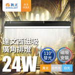 DanceLight 舞光  2入組 24W 達文西磁吸式 110度廣角排燈 軌道燈 投射燈 防眩設計(白光/自然光/黃光), , large
