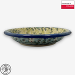 【SOLO歐洲家居】波蘭製 Cerraf 波蘭陶 22.5cm 深圓盤 意麵盤 圓盤 藍野芳蹤系列, , large