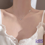 [ides愛蒂思] 情人送禮 特價GIA證50分D/VS2八心八箭極優3VG車工鑽石項鍊/四爪2選1（限2件）, , large