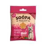 【倆寶貝精品館】Soopa舒趴 生機狗點心營養嘴嚼錠－草莓黛綺莉 (草莓薄荷風味)50g ｘ2入, , large