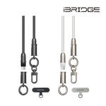 iBRIDGE Braided Lanyard Fast Charging Cable-140cm-Black, , large