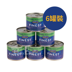 【倆寶貝精品館】海洋之星FISH4DOGS 挪威鯖魚主食犬罐185g