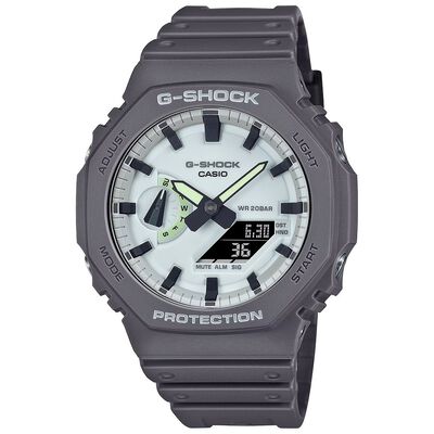 CASIO 卡西歐 G-SHOCK 綠光系列 八角 手錶 GA-2100HD-8A