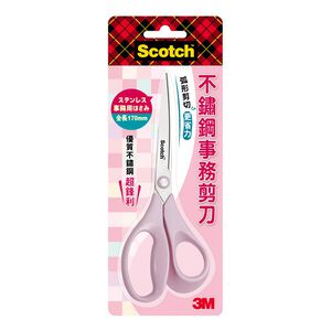 3MScotch不鏽鋼事務剪刀-玫瑰粉