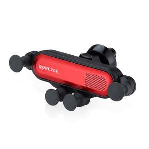 [RONEVER] 車用冷氣孔手機支架 PD015 紅