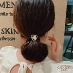 【Gulicc】古莉可 髮圈  貓眼石簡約幾何髮圈, , large