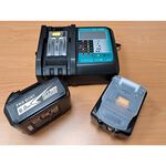 WIN五金 FKS BOST 通用牧田晶片款18V電動工具用 4.0/6.0電池組(兩電一充) 非牧田原廠 液晶螢幕充電, , large