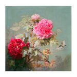 【御畫房】榮華富貴 國家一級畫師手繪油畫80×80cm(VF-69), , large