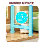 【AOTTO】多功能廚房翻蓋微波爐置物架-白色(KC-052W), , large