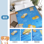 【多利寶寢具】柯基犬卡卡涼感紗冰晶涼被-星空, , large