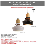 [Honey Comb]北歐風簡約餐廳吊燈 黑色(KC2502), , large