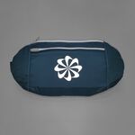 NIKE CHALLENGER腰包(大) 隨身包 休閒 慢跑 戶外運動 反光 雙層拉鍊 輕量 透氣 乾爽 舒適 藍綠 黑, , large