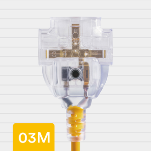 夕陽二插孔過載防護動力線 3M