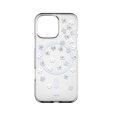 [亞瑟3C] Beiyo 貝優 iPhone 16 Plus磁吸防摔手機殼 鑲鑽四葉草