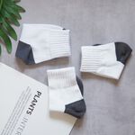 [Kaimei Cotton] 8 pairs of MIT Taiwan-made antibacterial and deodorizing pure cotton student socks, , large